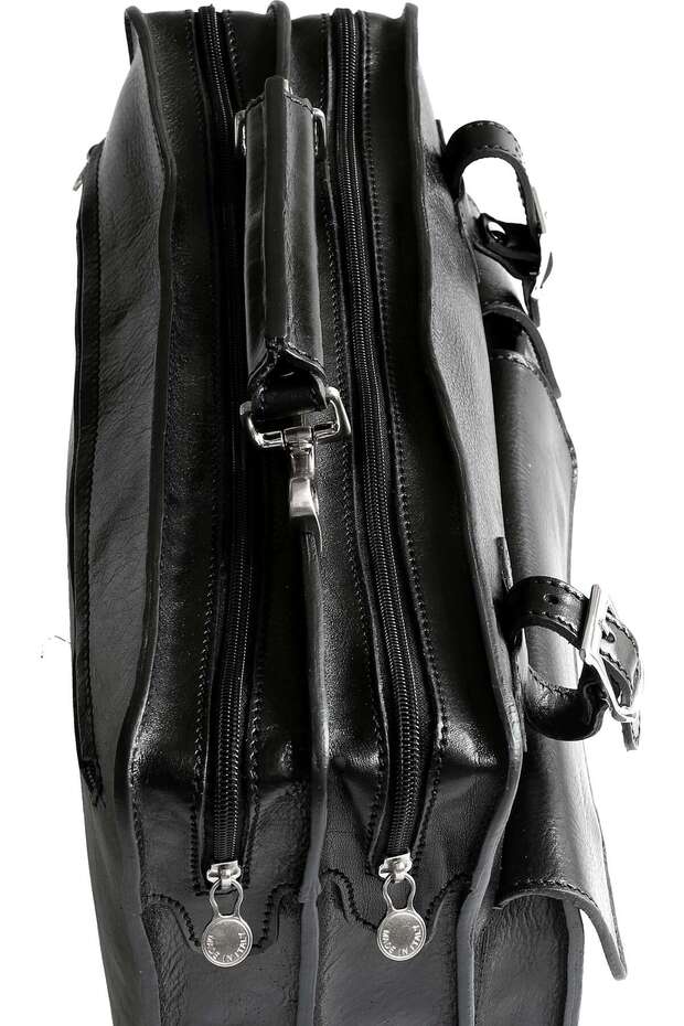 Genuine vachetta leather briefcase, S126 - 4