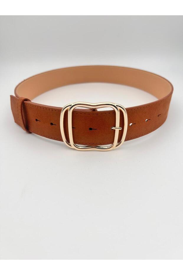 Suede/Double Buckle Women's Belt Jacket Belt, Trouser Belt Dress Belt.