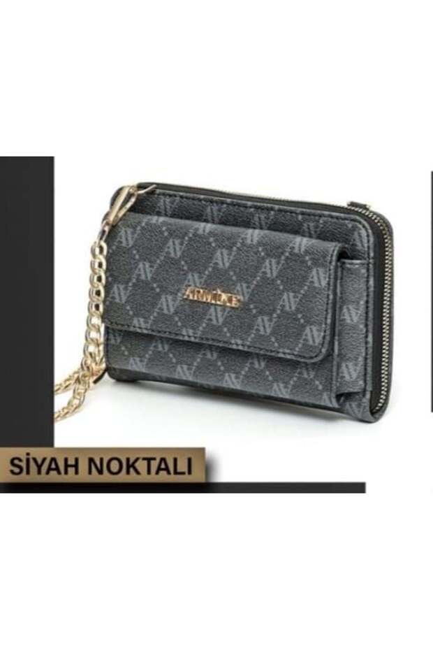 حقيبة 324 سوداء منقطة