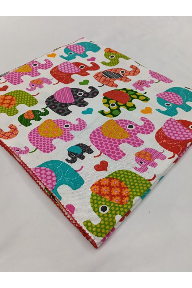 100% Cotton Premium Flannel Double-Sided Multi-Purpose Baby Blanket - 90X80Cm, Special Soft Fabric - 6