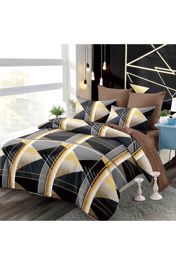 Double Bed Linen Set, 6 Pieces - 1