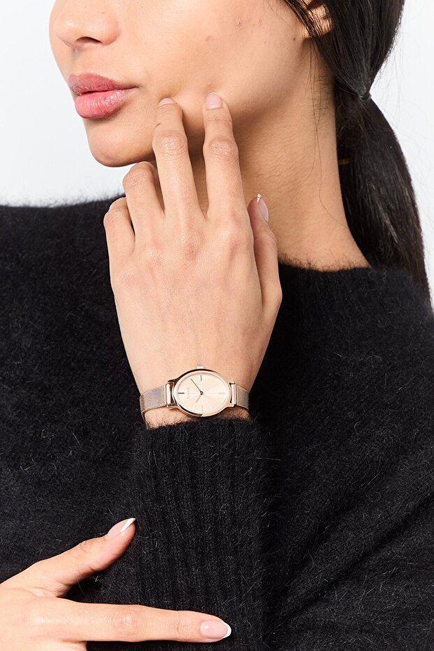 Women T TW2R94300 Stainless Steel Watch 24 mm, Rose Gold - 6