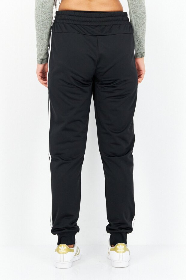 Women Sportswear Fit Brand Logo Training Sweatpants, Black/White - 2