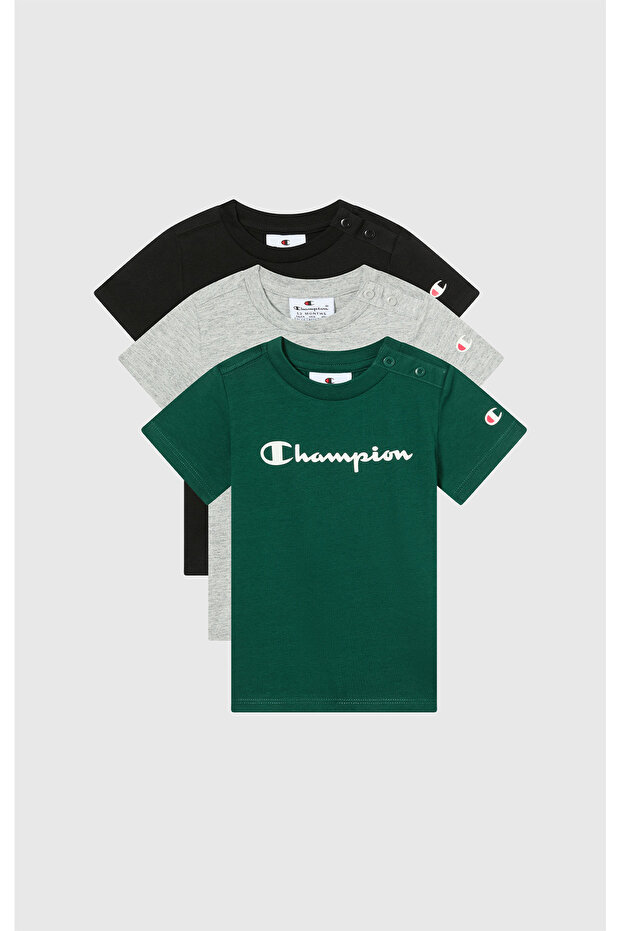 3 Pack Short-Sleeve Tee Kids' Gray T-shirt - 307329-EM021