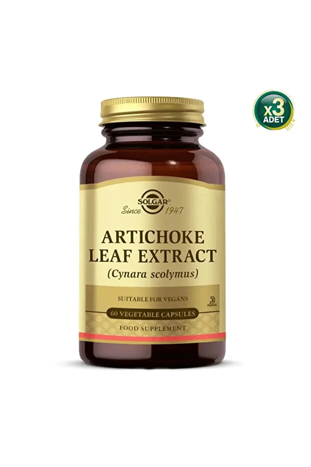 Artichoke Leaf Extract 60 Kapsül 3 adet - 1