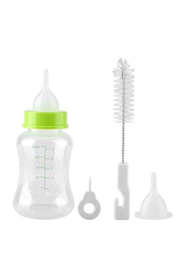 زجاجة بلاستيكية، خضراء - 1