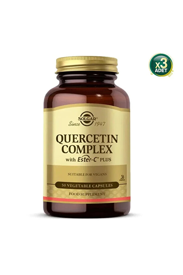 Quercetin Complex 50 Kapsül 3 adet - 1