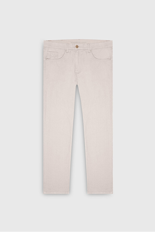 Comfort Fit Relaxed Fit Cotton Dobby 5 Pocket Greensboro Stretchy Pants