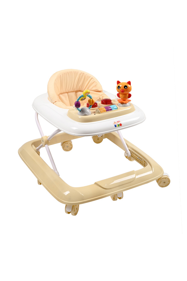 BABY WALKER WITH TOYS - Beige