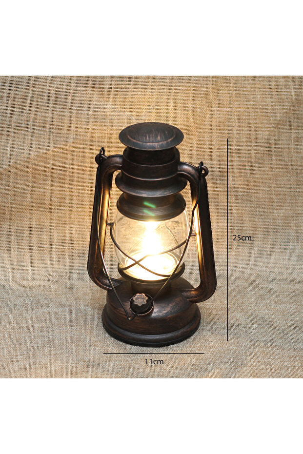 Traditional bronze Ramadan lantern - 1