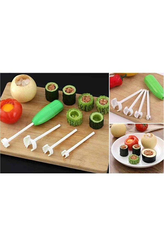 آلة حفر الخضروات بعدة مقاسات - 2