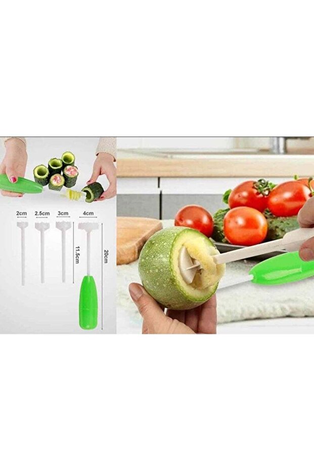 آلة حفر الخضروات بعدة مقاسات - 3