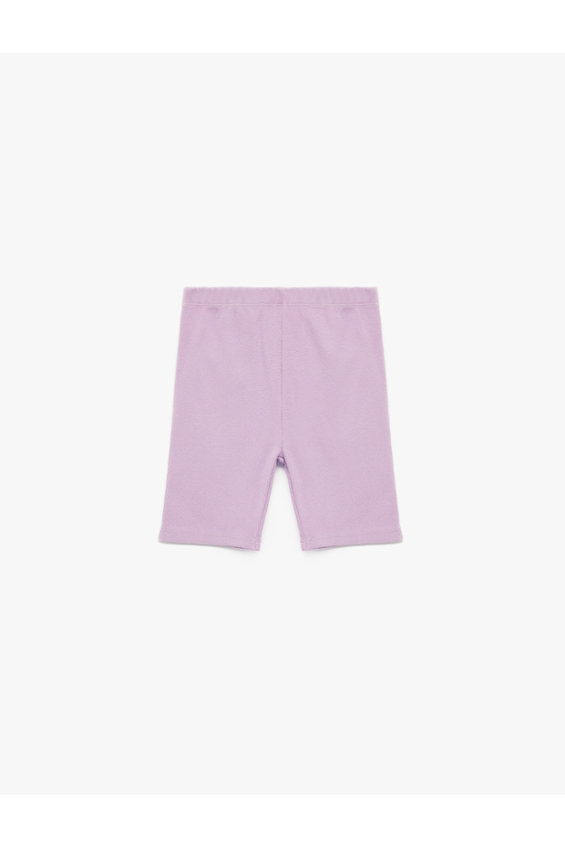 Basic-Leggings aus Baumwolle mit elastischem Bund - 4
