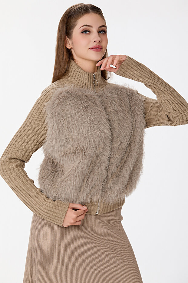 جاكيت صوف وفرو - 8