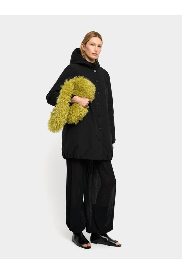 Kapüşonlu Dolgulu Mont - 2