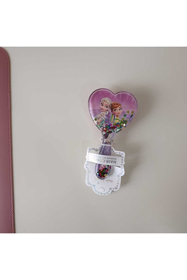 Frozen Ice Queen Elsa Anna with Sequins Inside the Comb (Girls' Gift)