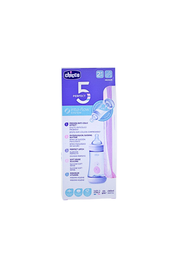 BOTTLE 5PERFECT PINK +2M MEDIUM FLOW 240ML