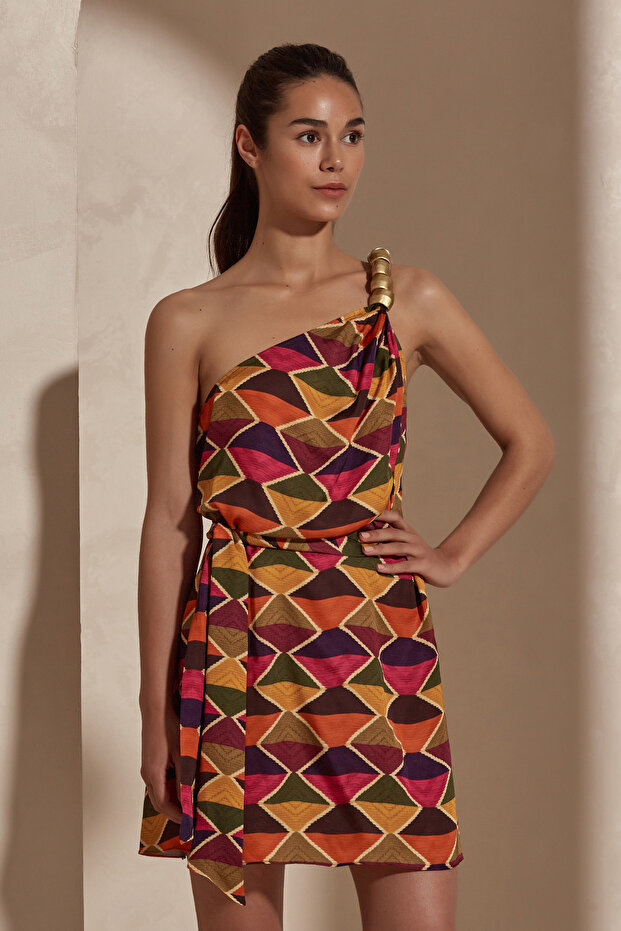 Iris Mini Elbise - 3