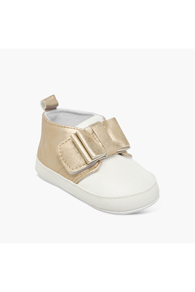 أحذية طويلة بفيونكة مع إغلاق بخطاف وحلقة - 2