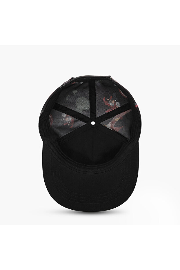 Avengers Print Cap with Hook and Loop Closure - 7