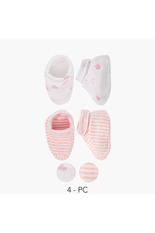 Printed Booties - Set of 2