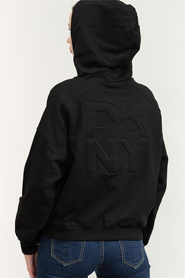 Kadın Kapüşonlu Sweatshirt - 3