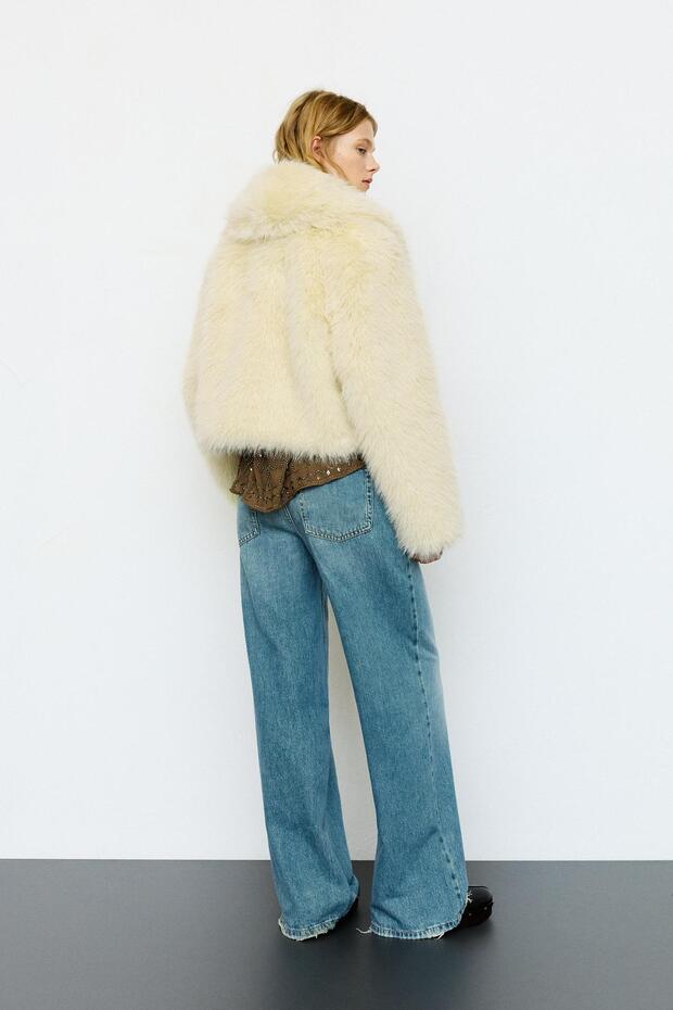 Kısa suni kürk kaban - 4