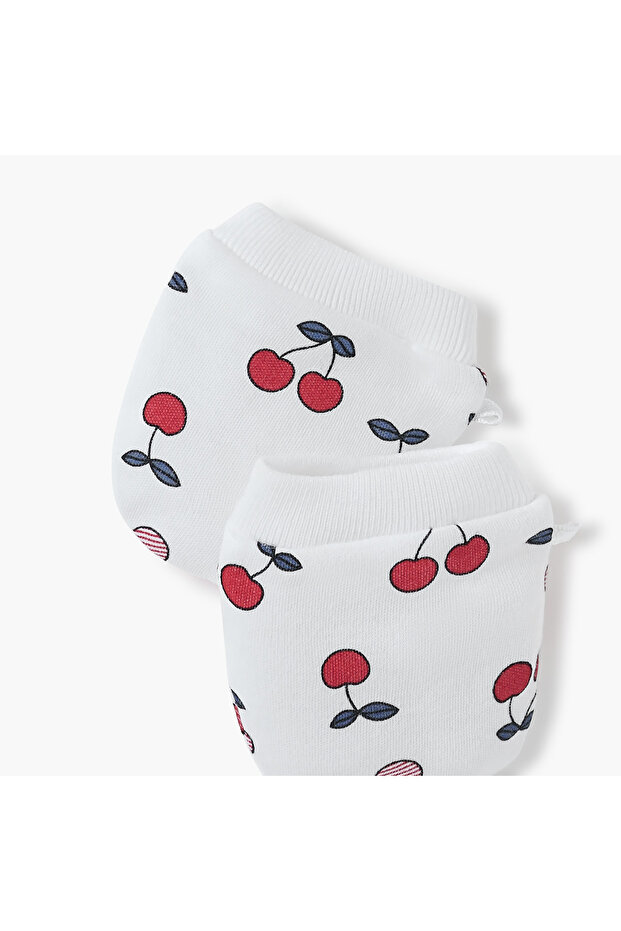 قفازات بنقشة الكرز - 3