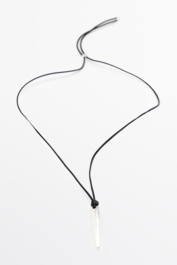 Deri pandül kolye - 2