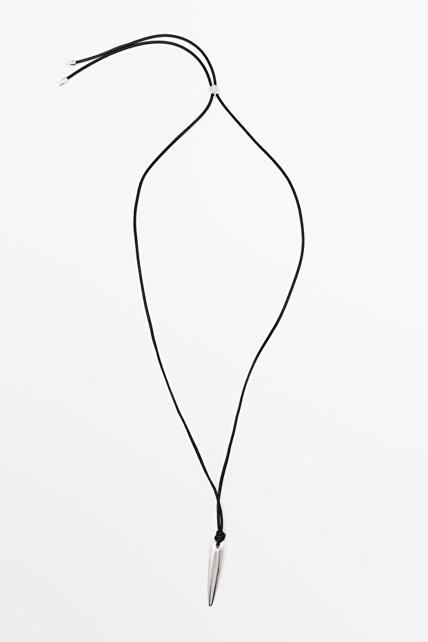 Deri pandül kolye - 1