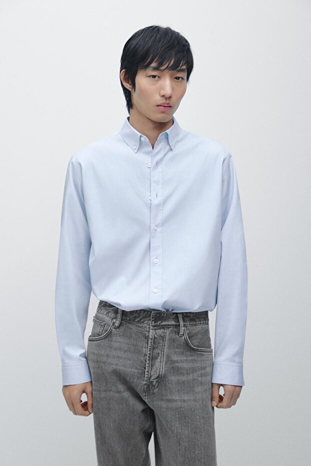 Regular fit Oxford gömlek - 2