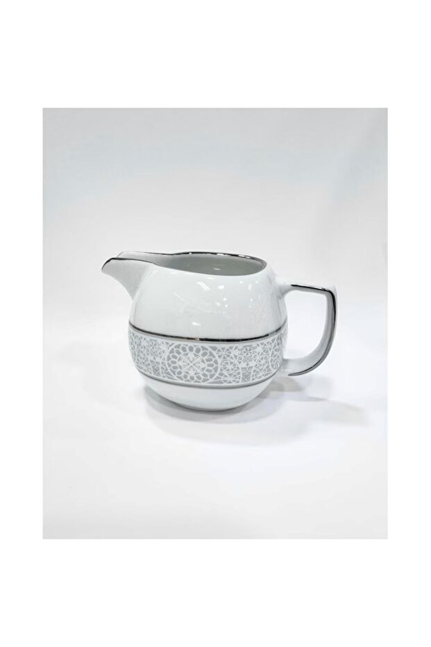 Odeon Bianco Porcelain Creamer 250cc – Elegant Milk & Cream Server