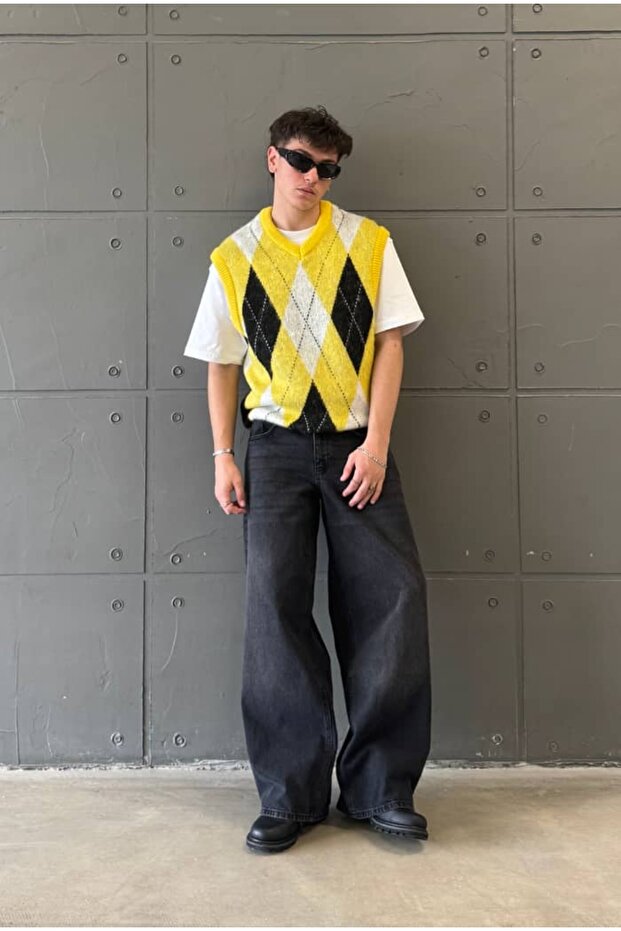 سترة منقوشة بالألماس - 7