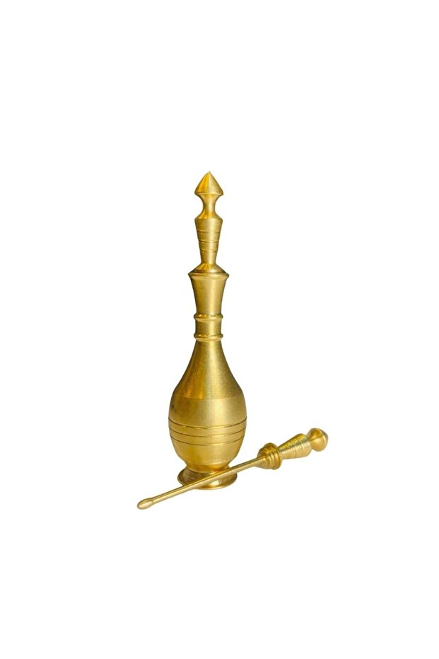 Medium-sized Syrian copper kohl container - 7 cm - 2