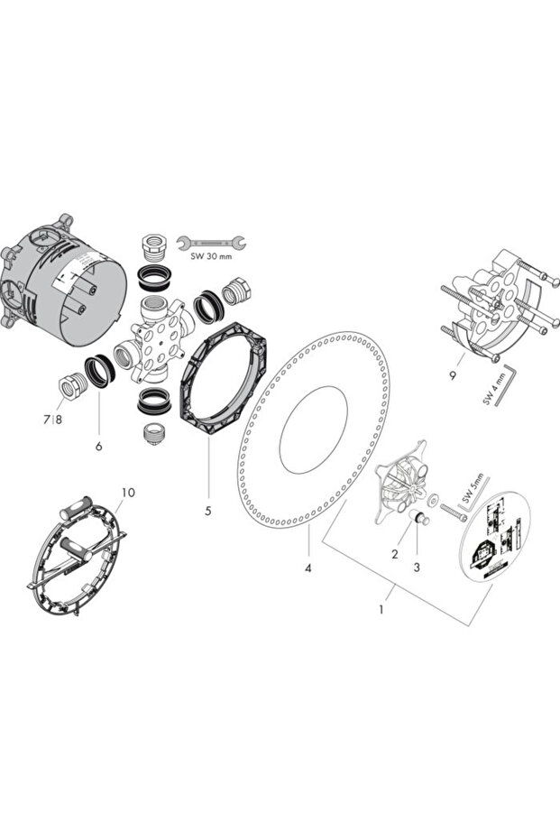 İbox Universal Ankastre İç Set - 4