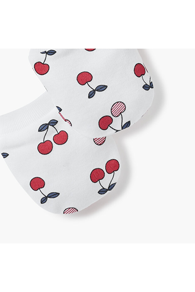 قفازات بنقشة الكرز - 4