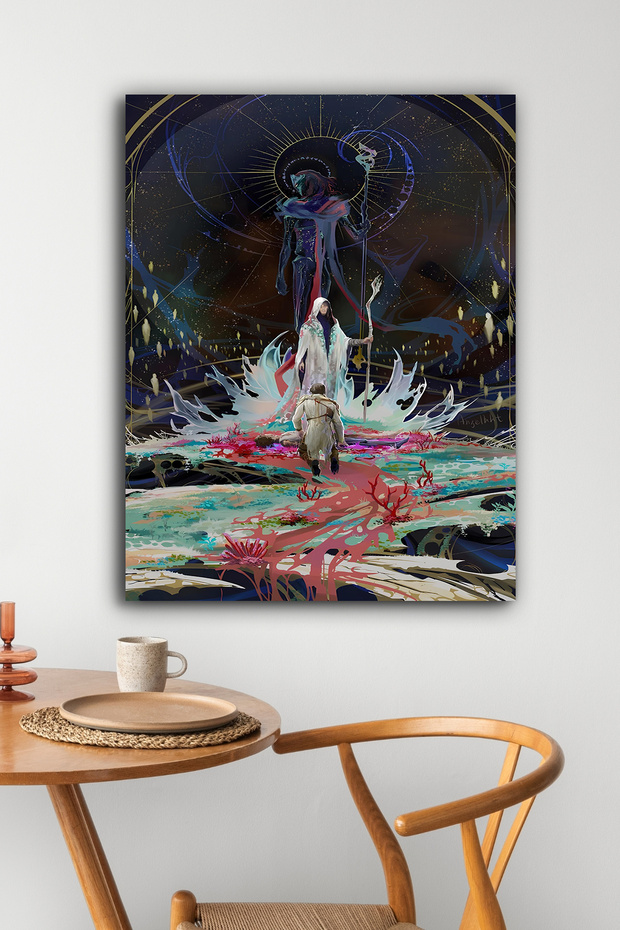 Arcane Viktor x Jayce Modern Panel Tablo Poster - 1