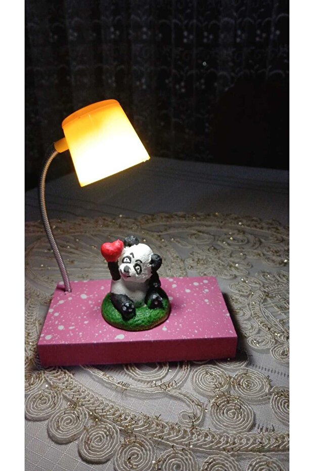 masa üstü figürlü lamba - 6