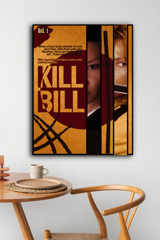 Kill Bill Vol 1 Modern Panel Tablo Poster - 1