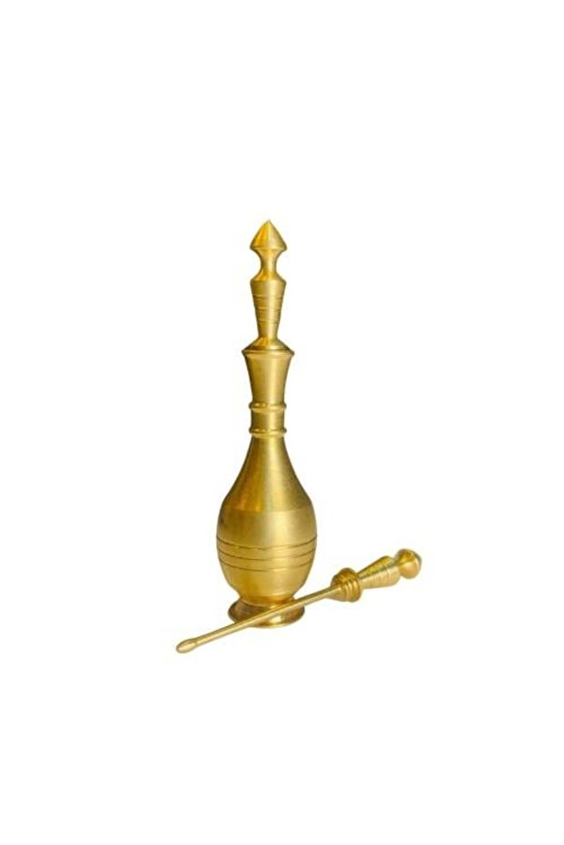 Medium-sized Syrian copper kohl container - 7 cm - 1