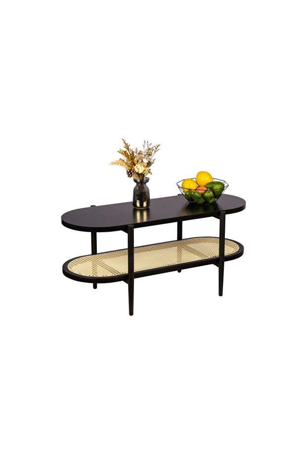 Napolyon Rocca Orta Sehpa, Siyah - 3