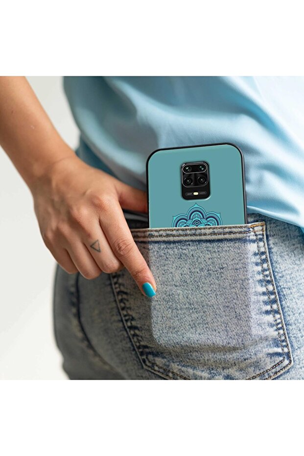 جراب حماية بنمط ماندالا لهاتف شاومي ريدمي نوت 9 برو - 3