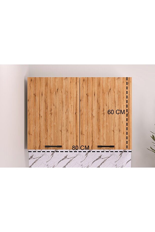 HELENA MUTFAK ÜST MODÜL, 80 CM - 4