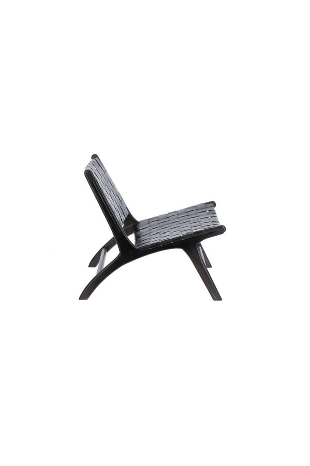 NAPOLYON DERİ ÖRME BERJER, SİYAH - 2