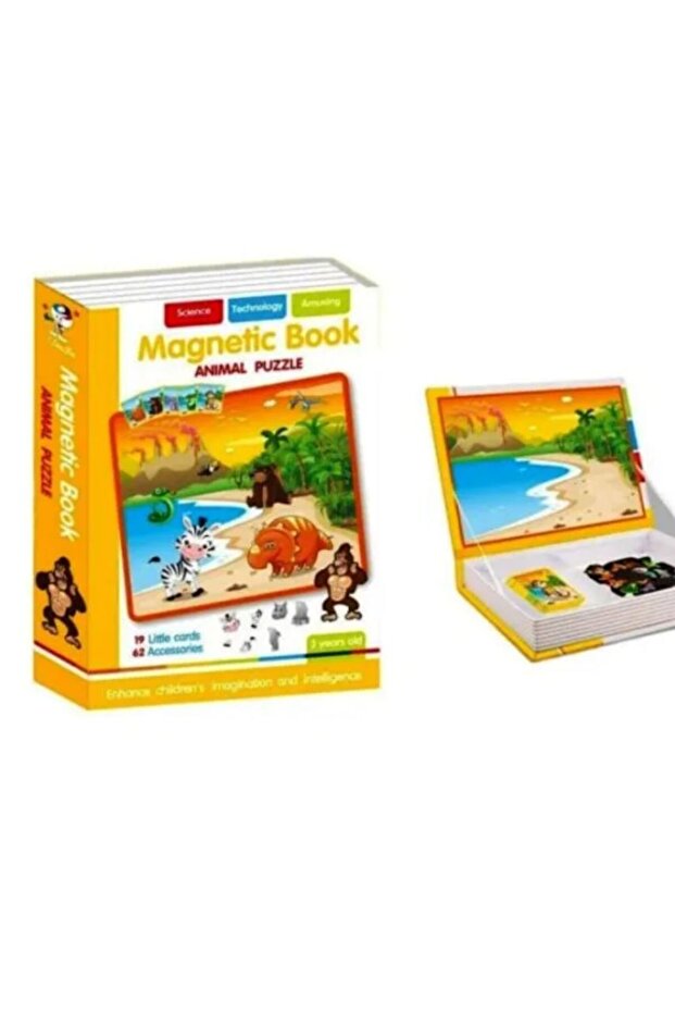 Puzzle magnetic cu animale