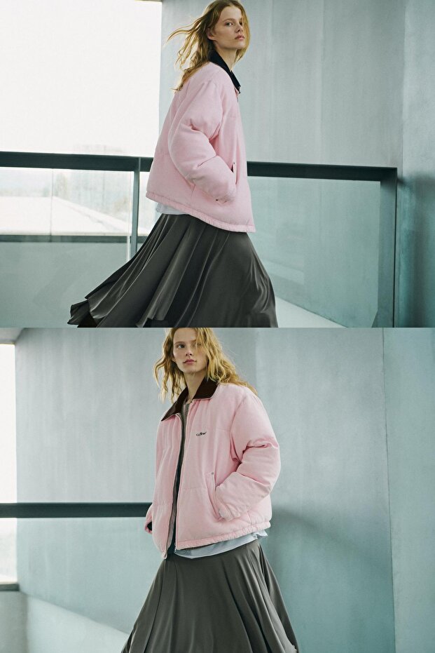 Kontrast STWD şişme ceket - 1