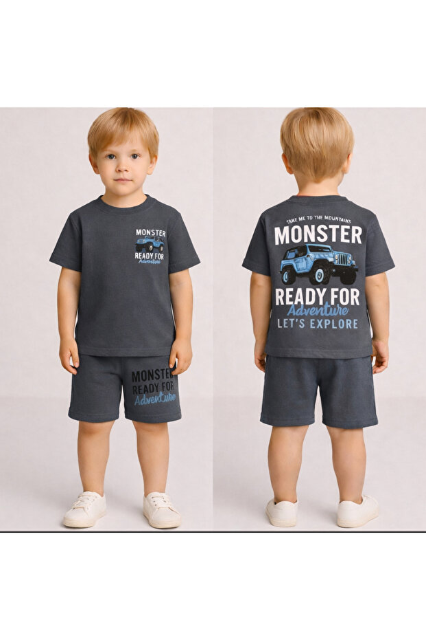 طقم ملابس صيفية للأولاد من Monster Alt