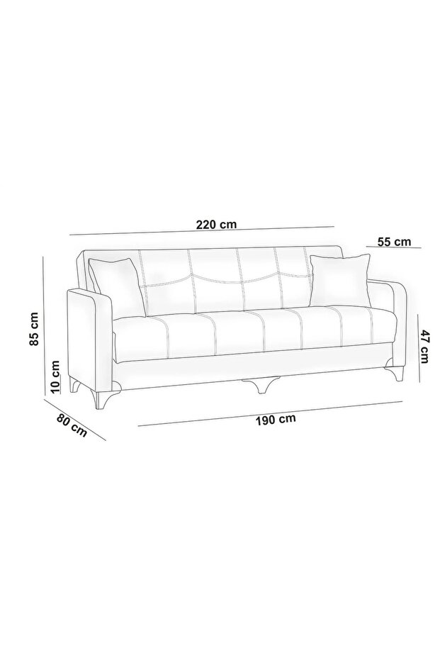 EZGİ KANEPE, KREM - 6