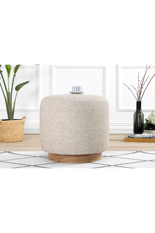 CHERİTON PUF, BEJ - 1