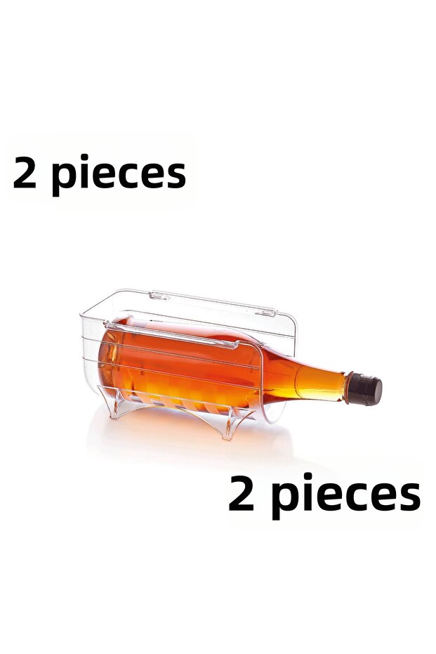 2 Pieces Bottle Organizer Qlux Cola Soft Drink Wine Bottle Organizer L-00608 20 X 10 cm